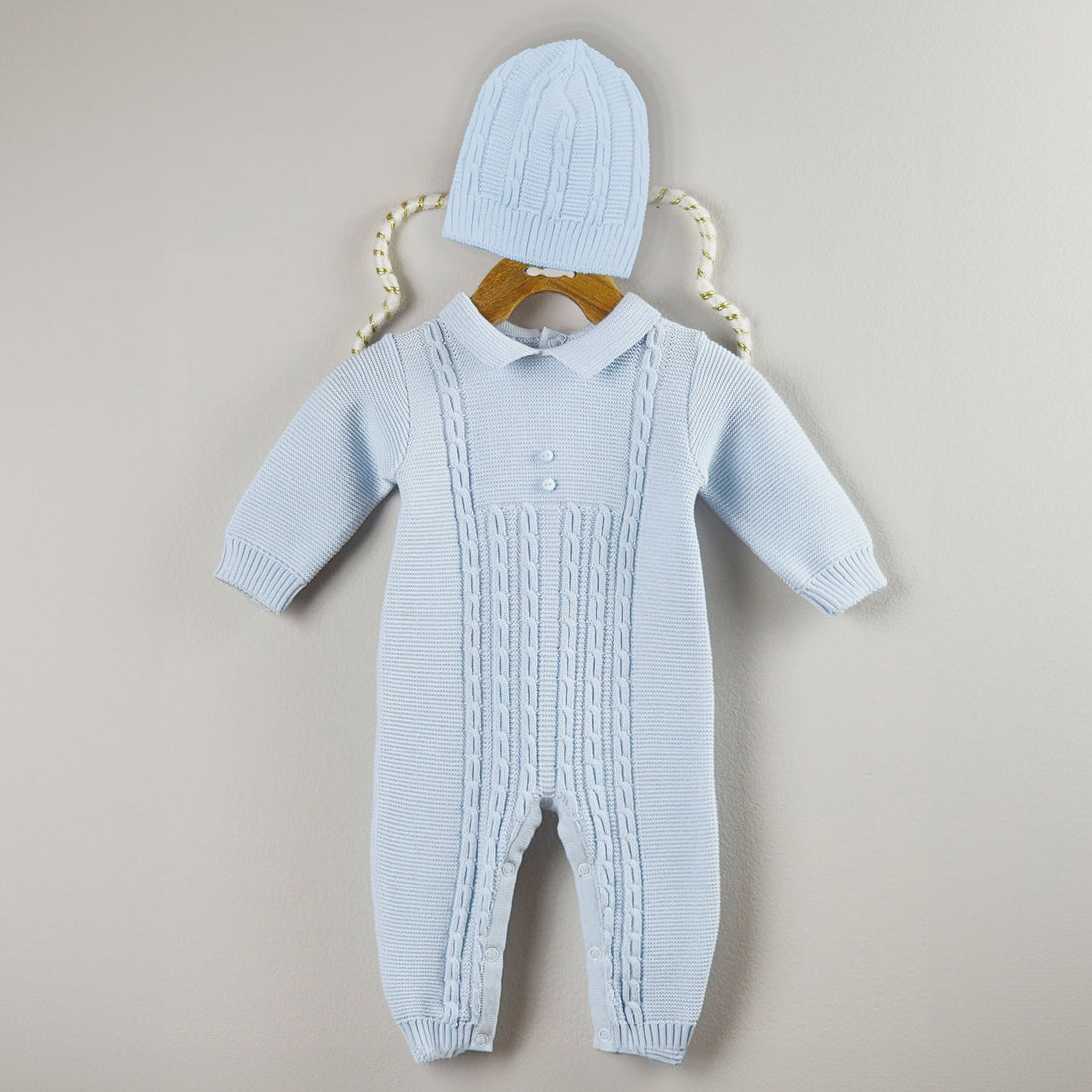 Mameluco Celeste para tu Recién Nacido