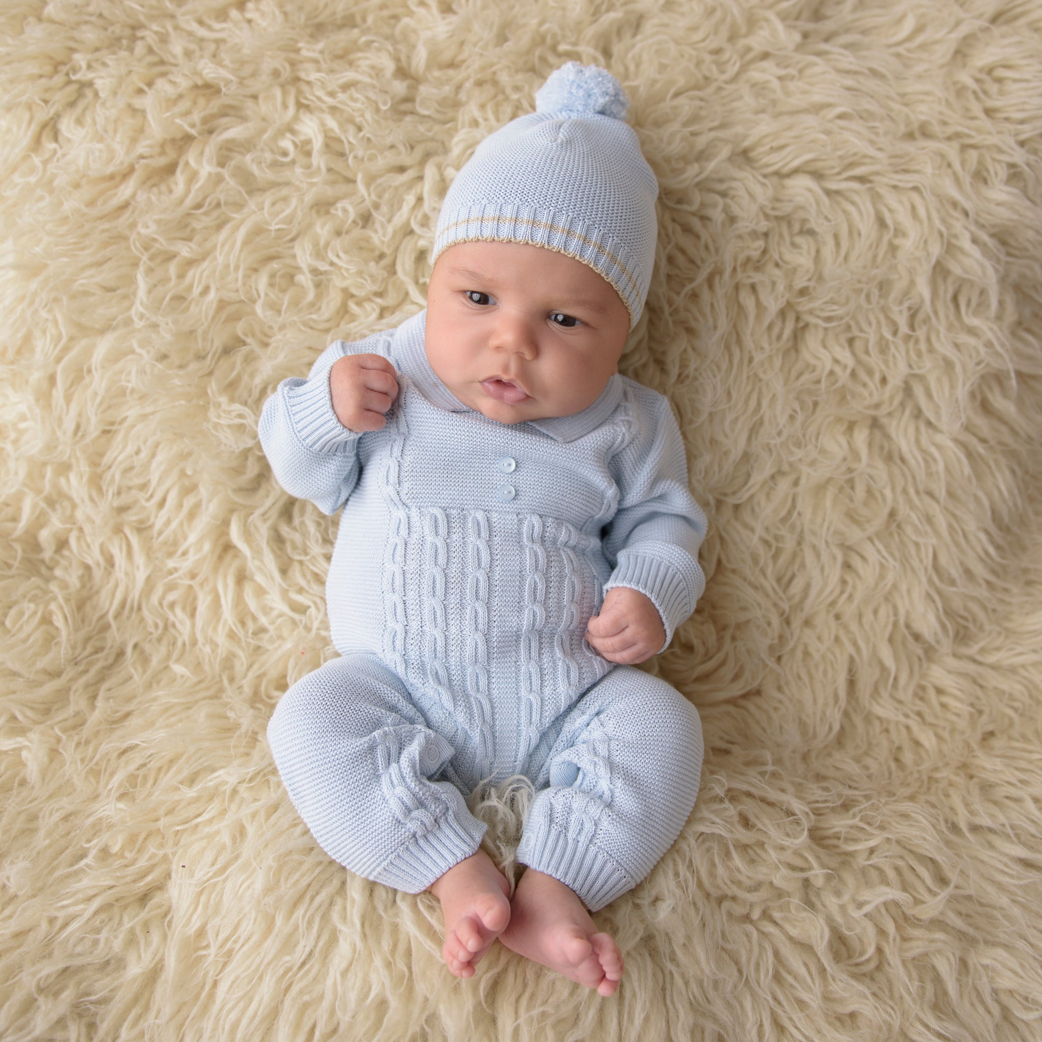 Mameluco Celeste para tu Recién Nacido