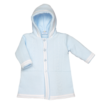 Abrigo Forrada con cuello de Algodón