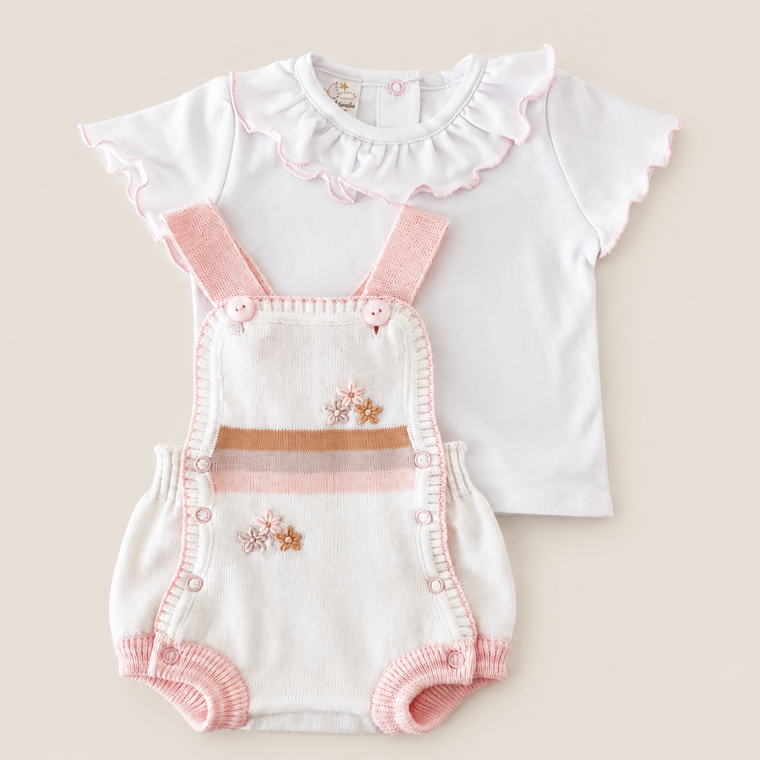 conjunto Peto y camisa rosabela