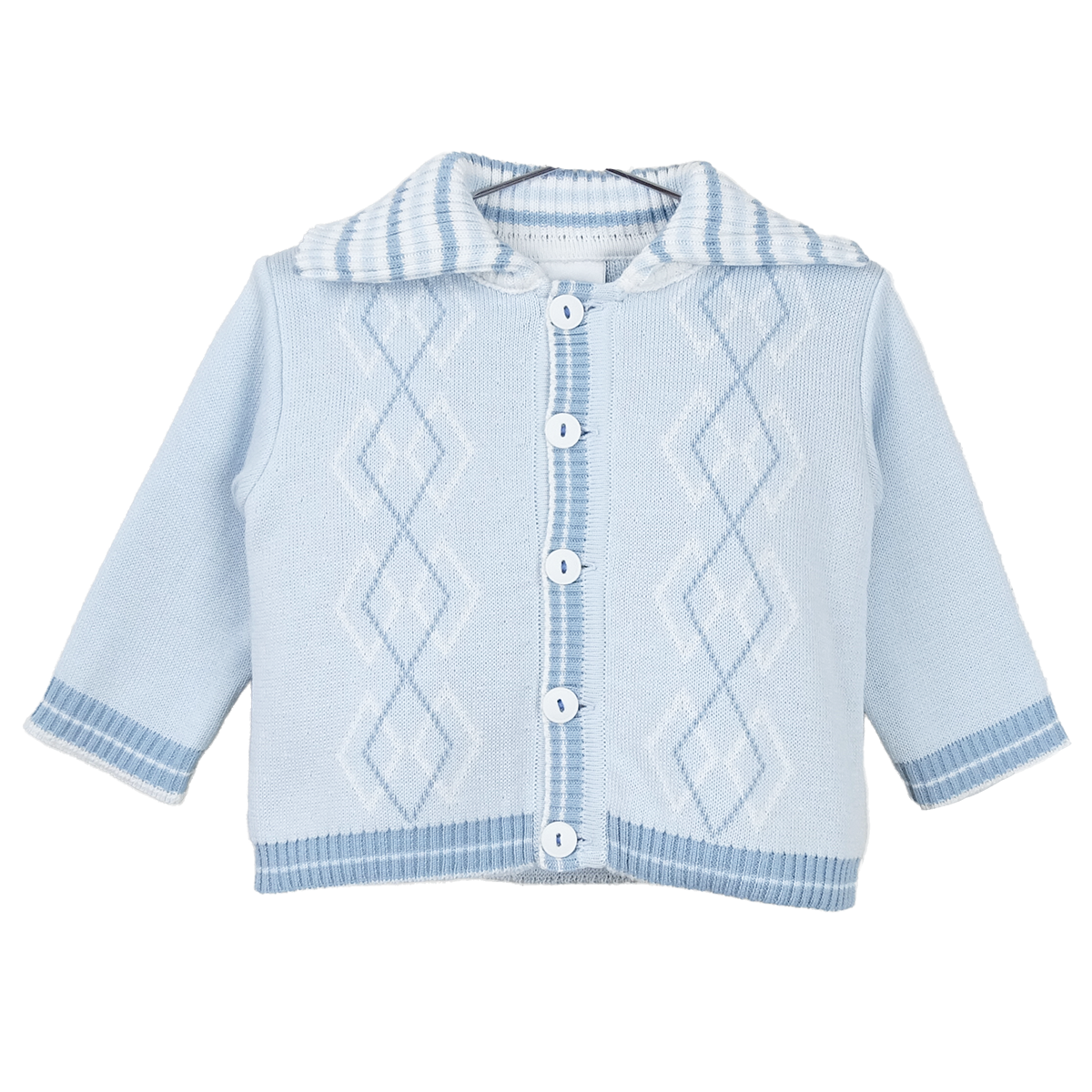 Chaqueta Forrada con diseño de rombos