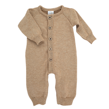 Pelele Neutro abierto adelante de alpaca y algodón orgánico