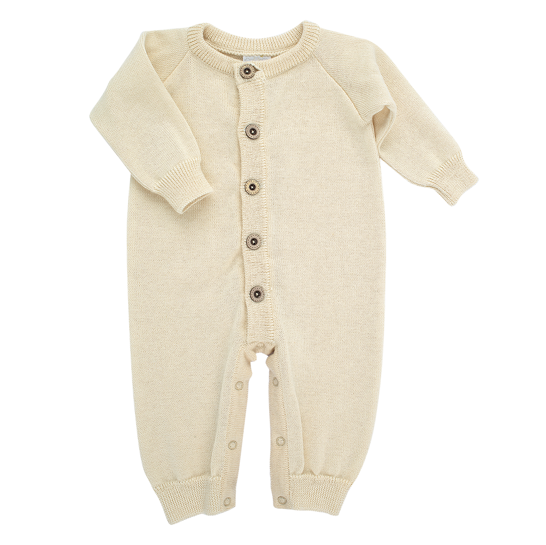 Pelele Neutro  Abierto Adelante de Alpaca/Algodón