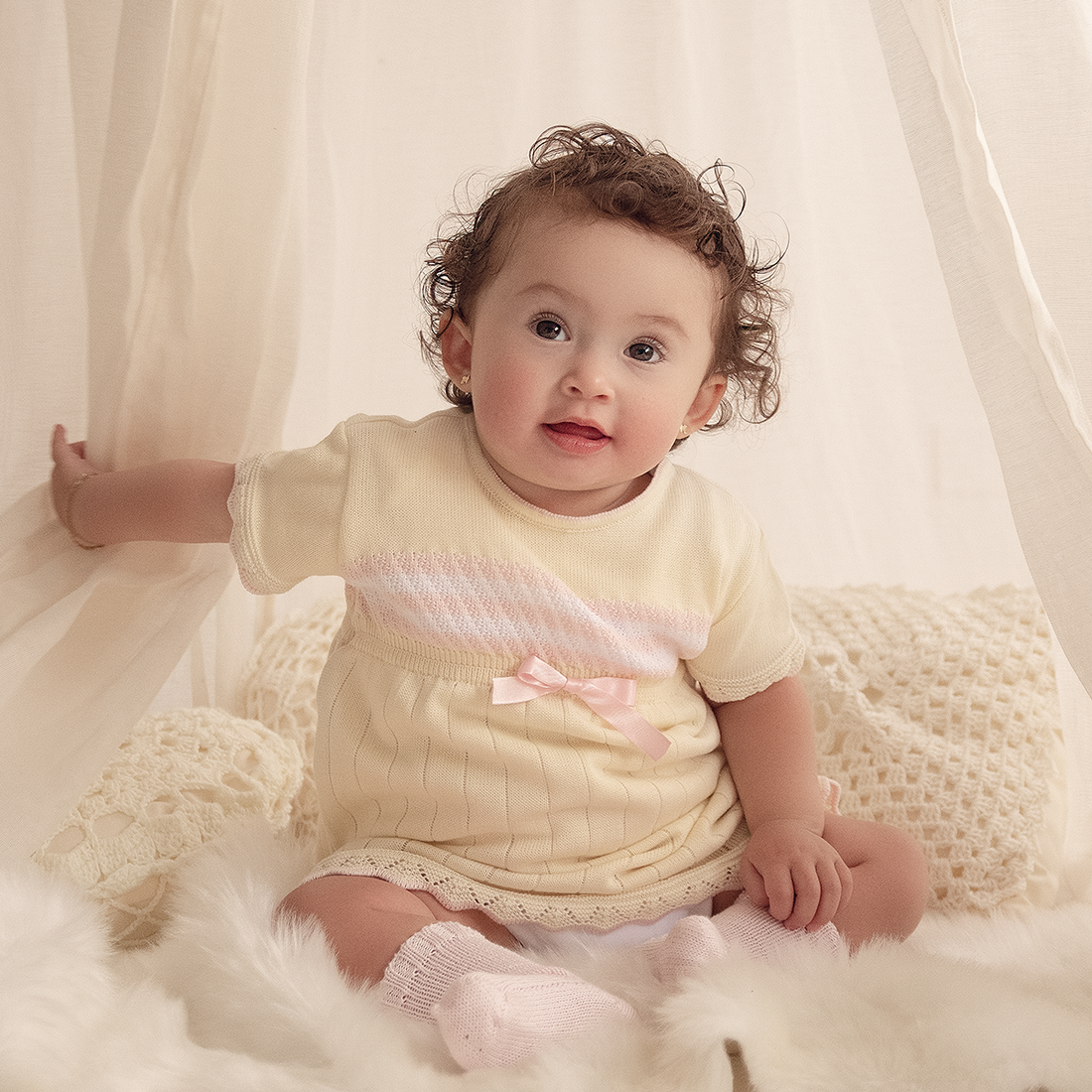 Vestido Bebe Niña Margarita