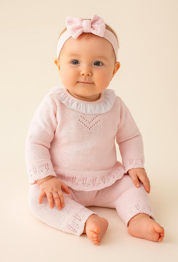 Conjunto de Buzo y Chicle Largo Rosado